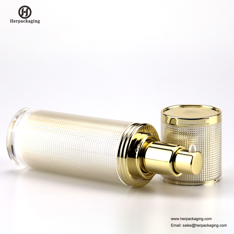 HXL329 อะคริลิคเปล่าครีมและขวดโลชั่นเครื่องสำอางบรรจุภัณฑ์ดูแลผิวคอนเทนเนอร์