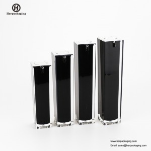 HXL414 คริลิคที่ว่างเปล่าสุญญากาศครีมและขวดโลชั่นบรรจุภัณฑ์เครื่องสำอางดูแลผิวภาชนะ