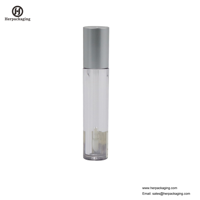 HCL309 หลอดพลาสติกลิปกลอสใสสำหรับผลิตภัณฑ์เครื่องสำอางสี flocked ลิปกลอ applicators