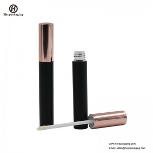HCL310 หลอดพลาสติกใสลิปกลอสสำหรับผลิตภัณฑ์เครื่องสำอางสี flocked ลิปกลอ applicators