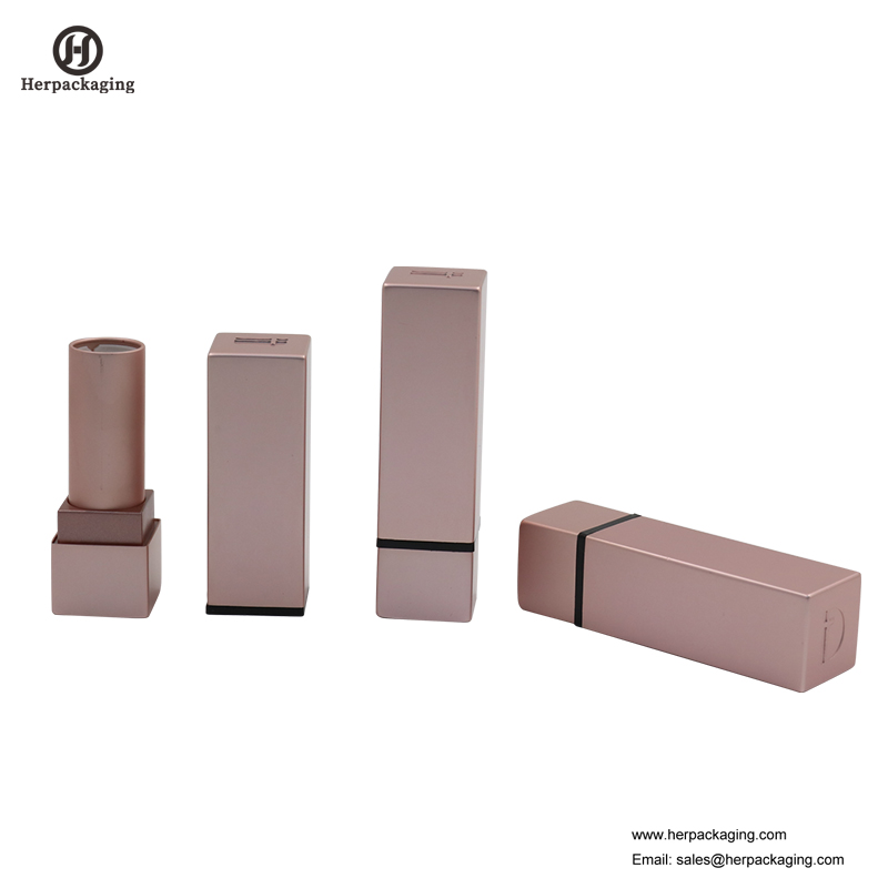 HCL407 กรณีลิปสติกเปล่าภาชนะบรรจุลิปสติกหลอดแต่งหน้าบรรจุด้วยฉลาดคลิปแม่เหล็กฝาผู้ถือลิปสติก