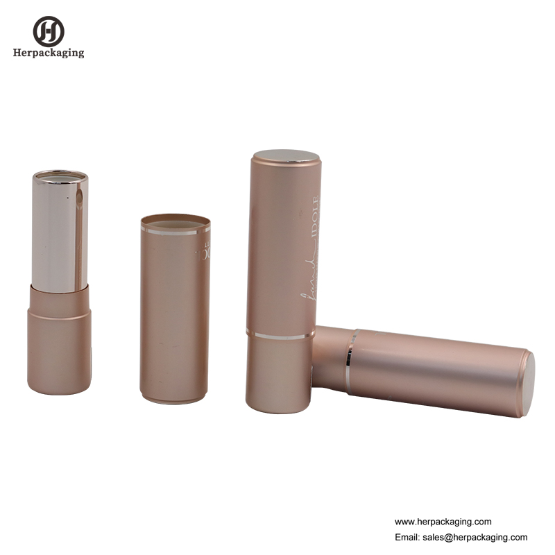 HCL407 กรณีลิปสติกเปล่าภาชนะบรรจุลิปสติกหลอดแต่งหน้าบรรจุด้วยฉลาดคลิปแม่เหล็กฝาผู้ถือลิปสติก