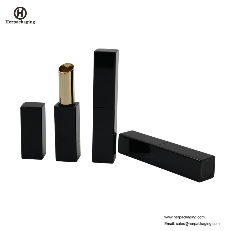 HCL408 กรณีลิปสติกเปล่าภาชนะบรรจุลิปสติกหลอดแต่งหน้าบรรจุด้วยฉลาดคลิปแม่เหล็กฝาผู้ถือลิปสติก