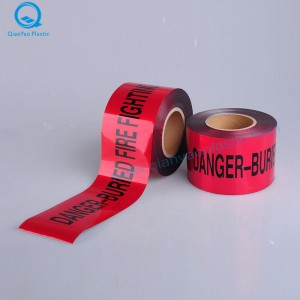 เทปคำเตือนใต้ดินอลูมิเนียมฟอยล์ออสเตรเลีย STORMWATER; เทปคำเตือนใต้ดิน FIRE FIGHTING เทปคำเตือนใต้ดิน