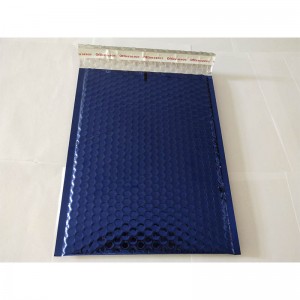 ผลิตภัณฑ์ที่ขายดีที่สุดทองอลูมิเนียมโฮโลแกรมซองจดหมายโลหะโพลีจดหมายฟองฟอยล์สีเงิน