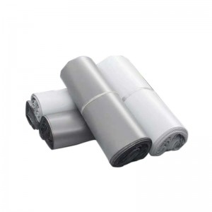 ย่อยสลายได้สีขาวซองจดหมายไปรษณีย์ถุงพลาสติกโพลีโพสต์