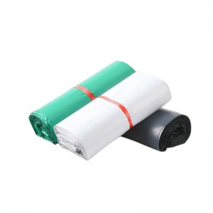 ย่อยสลายได้สีขาวซองจดหมายไปรษณีย์ถุงพลาสติกโพลีโพสต์