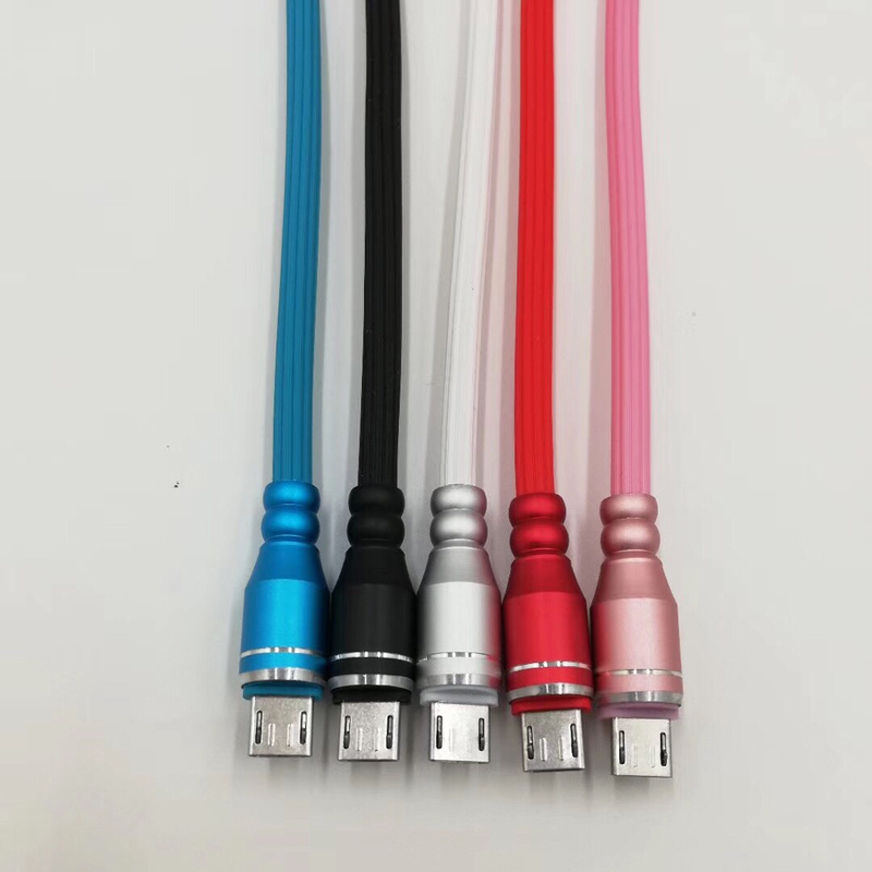 ที่อยู่อาศัยการชาร์จอลูมิเนียมอย่างรวดเร็วรอบสายเคเบิล USB TPE สำหรับ micro USB, Type C, การชาร์จและเชื่อมต่อฟ้าผ่าของ iPhone