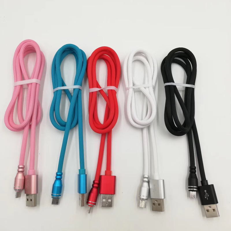 ที่อยู่อาศัยการชาร์จอลูมิเนียมอย่างรวดเร็วรอบสายเคเบิล USB TPE สำหรับ micro USB, Type C, การชาร์จและเชื่อมต่อฟ้าผ่าของ iPhone