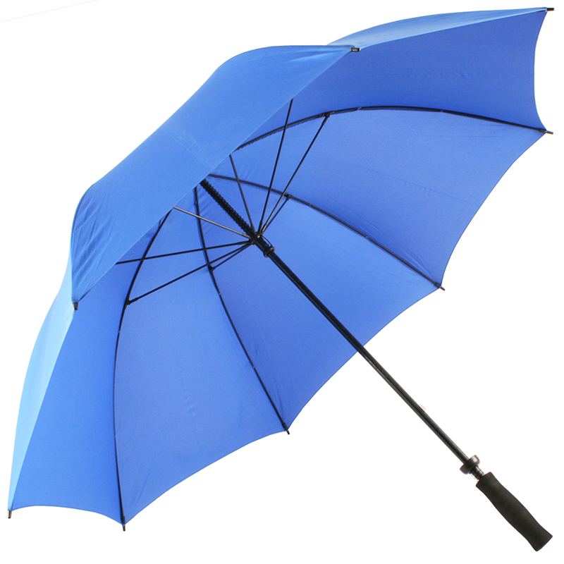 2019 ที่ขายดีที่สุด windproof ไฟเบอร์กลาสกรอบ pongee ผ้าคู่มือเปิดร่มกอล์ฟ
