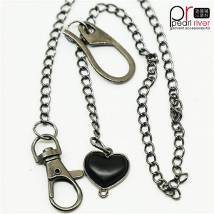 อุปกรณ์ DIY กระเป๋าถือ Lobster ตะขอกระเป๋ากระเป๋าโลหะตกแต่งโซ่แบน