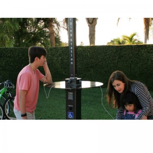 สถานีชาร์จโทรศัพท์มือถือพลังงานแสงอาทิตย์ออกแบบเองยินดีต้อนรับ