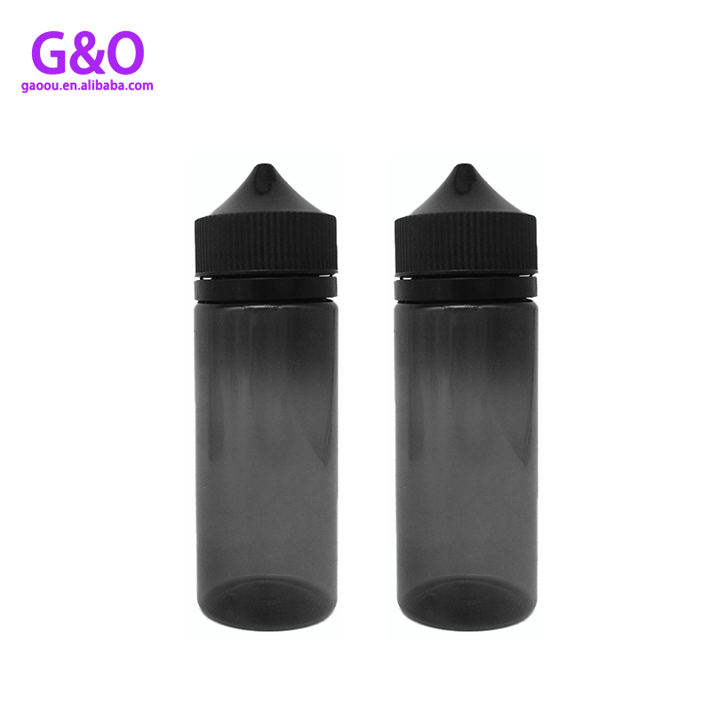 100 มิลลิลิตร 60 มิลลิลิตรสีแดงสีดำอ้วนกอริลลายูนิคอร์น e น้ำผลไม้ vape น้ำมันขวดหยดสัตว์เลี้ยงพลาสติกขวดหยดอ้วนกอริลลายูนิคอร์นภาชนะ