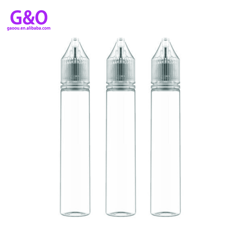 ล้าง vape juce ขวด vape ขวดของเหลว 30 มิลลิลิตรสัตว์เลี้ยงใหม่ v3 eliquid พลาสติกขวดหยดอ้วนกอริลลายูนิคอร์นขวดหยดวางภาชนะ