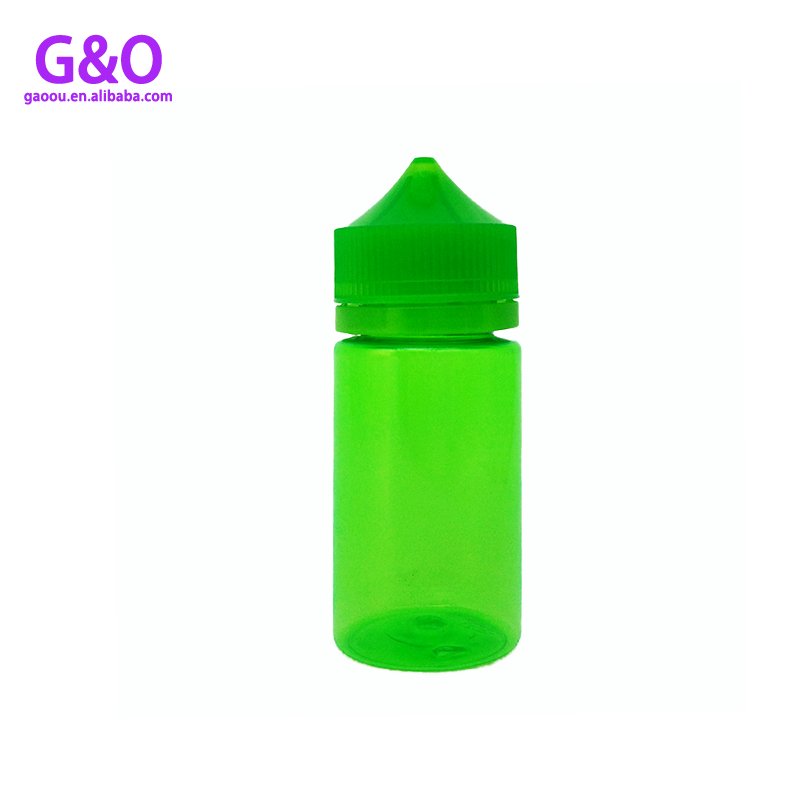 อีขวด vape 60 มิลลิลิตรขวด vape 100 มิลลิลิตร 120 มิลลิลิตรสีเขียวใหม่อ้วนกอริลลายูนิคอร์นพลาสติก eliquid ขวดหยด e ขวดน้ำผลไม้