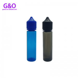 60 มิลลิลิตรขวด eliquid ยูนิคอร์น eliquid ขวดใหม่ v3 สีดำสีฟ้าพลาสติกสัตว์เลี้ยงกอริลลาอ้วนกอริลลายูนิคอร์น vape ขวดหยด