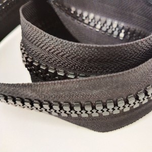 8 号树脂轨道牙双开拉链