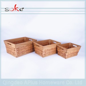 ตะกร้าสานหวาย pp ทอมือขายส่ง