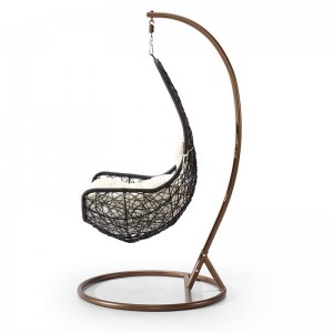 สวนกลางแจ้งและในร่มแขวนเก้าอี้หวายตะกร้าหวาย