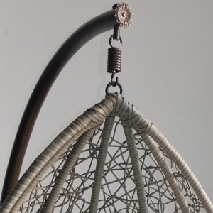 หวายคู่กลางแจ้งแขวนเก้าอี้แกว่งไข่