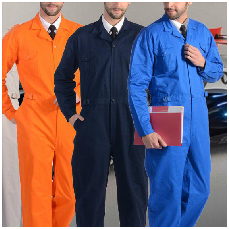 บุรุษ C / N ป้องกันเปลวไฟสารหน่วงไฟ Coveralls หม้อไอน้ำสูท Workwear สำหรับน้ำมันและก๊าซ