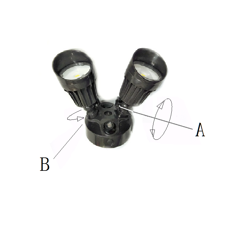 ความปลอดภัย LED Motion Sensor ไฟกลางแจ้ง