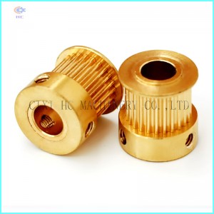 ลูกรอกสายพานไทม์มิ่ง CNC Machining ขนาดเล็ก