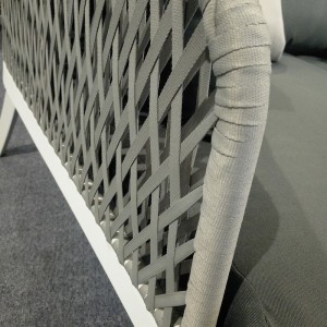 ชุดเก้าอี้หวายเฟอร์นิเจอร์กลางแจ้งคู่