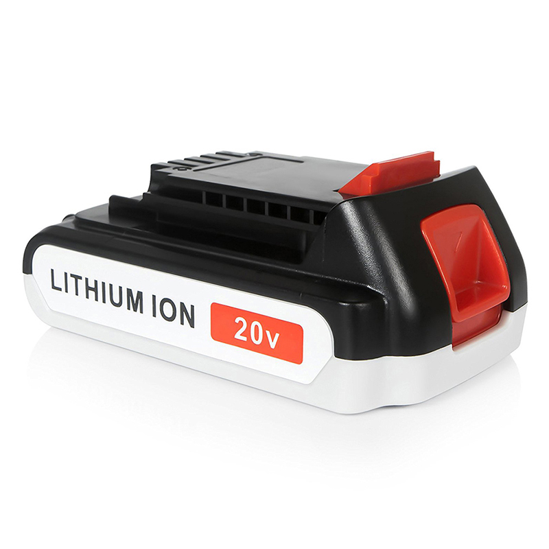 Li-ion 1500 มิลลิแอมป์ชั่วโมง 20 โวลต์เปลี่ยนแบตเตอรี่เครื่องมือไร้สายสำหรับ b Lack u0026 D Ecker LB20, LBX20, LBX4020, LB2X4020
