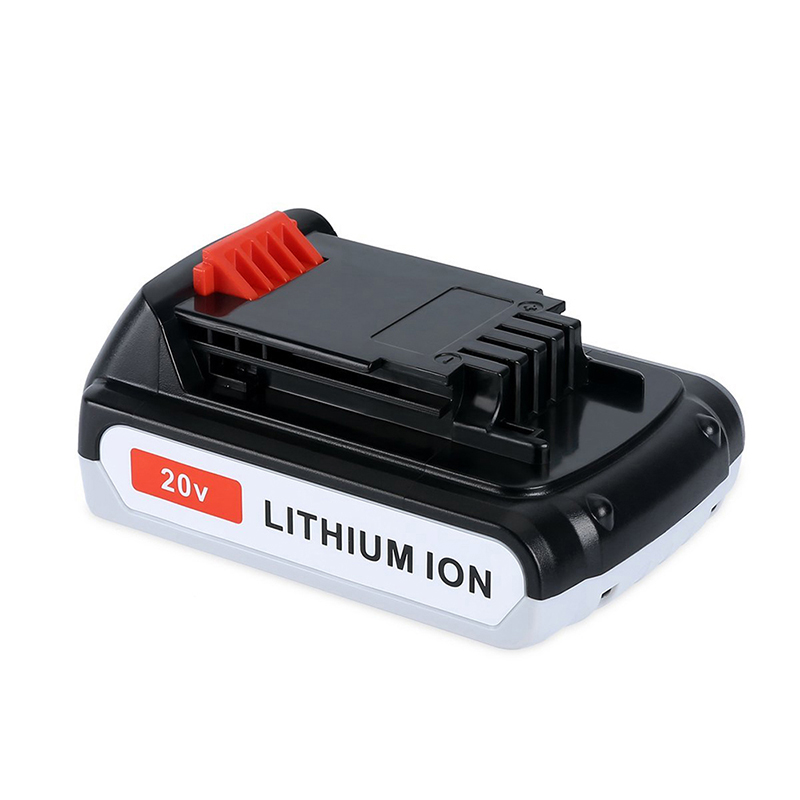 Li-ion 1500 มิลลิแอมป์ชั่วโมง 20 โวลต์เปลี่ยนแบตเตอรี่เครื่องมือไร้สายสำหรับ b Lack u0026 D Ecker LB20, LBX20, LBX4020, LB2X4020