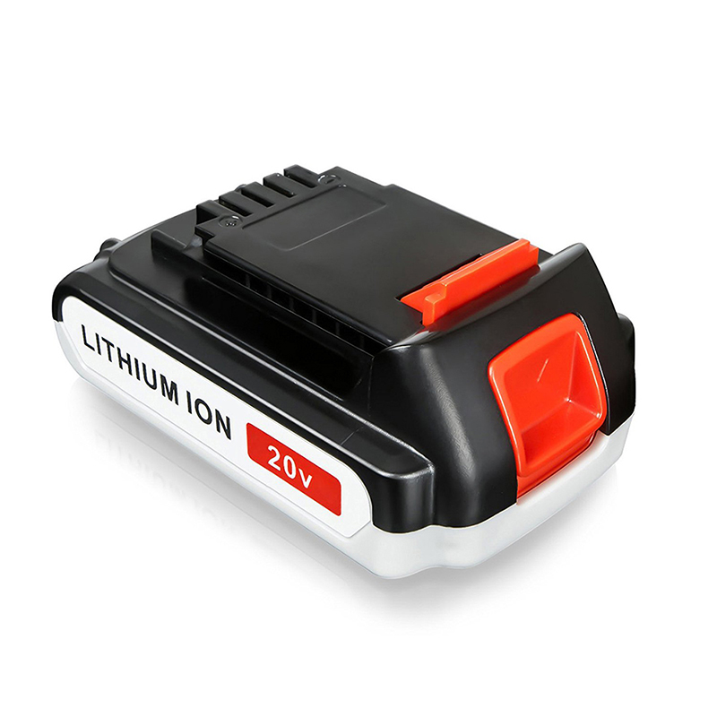 Li-ion 2000 มิลลิแอมป์ชั่วโมง 20 โวลต์เปลี่ยนแบตเตอรี่ไร้สายสำหรับ b Lack u0026 D Ecker LB20, LBX20, LBX4020, LB2X4020 เครื่องมือ