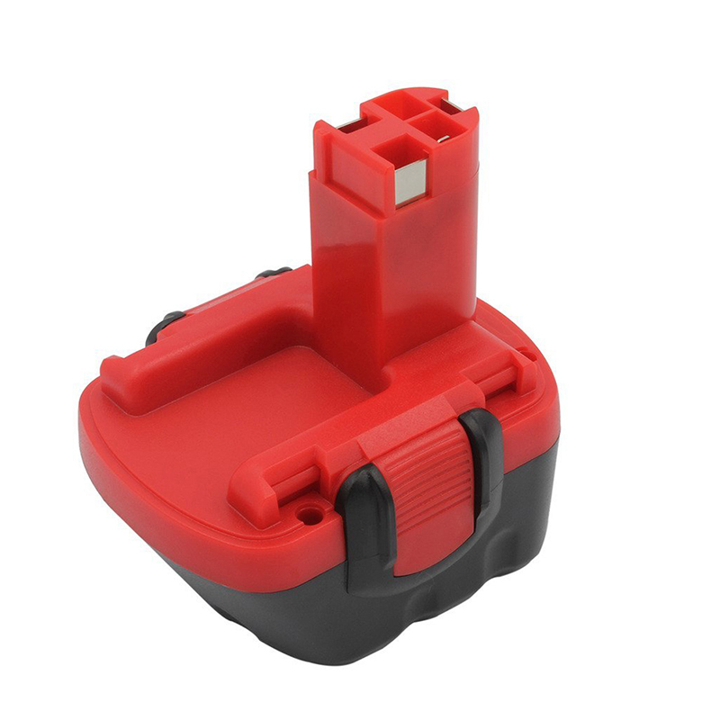 ชุดแบตเตอรี่แบบชาร์จไฟ Ni-Cd 12V 1500mAh สำหรับเครื่องมือไฟฟ้าของบ๊อช BAT043, BAT045