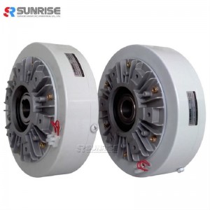 SUNRISE เบรคและคลัทช์ผงแม่เหล็กแรงบิดสูงสำหรับเครื่องตัดและเครื่อง Rewinder PBO ซีรี่ส์