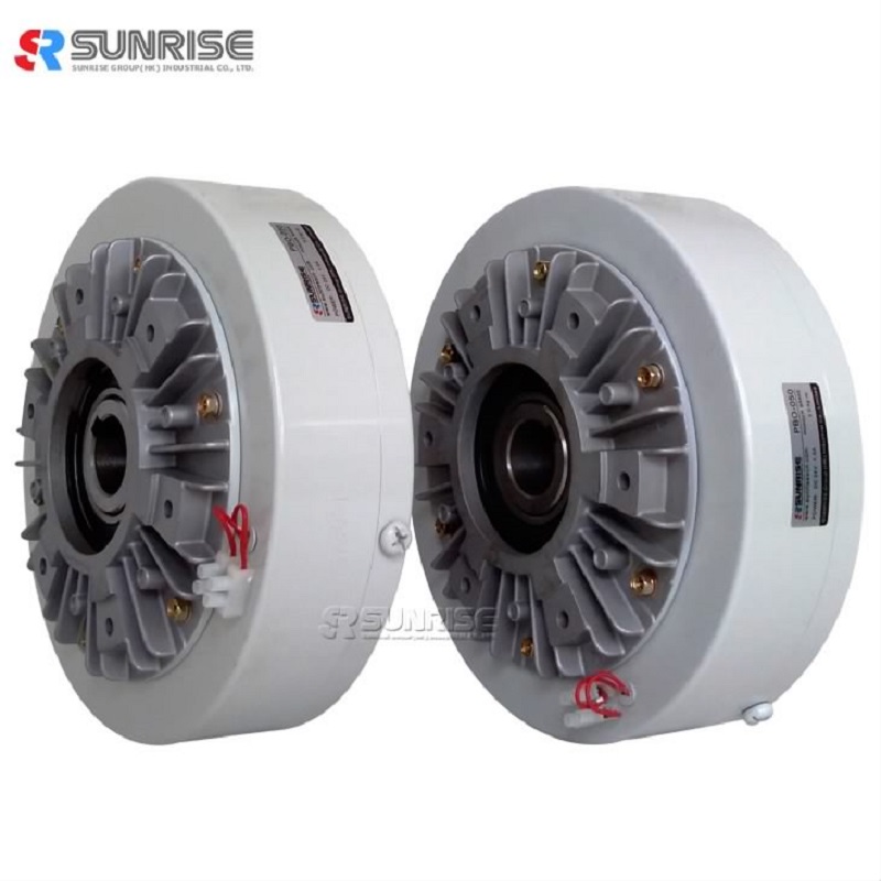 SUNRISE เบรคและคลัทช์ผงแม่เหล็กแรงบิดสูงสำหรับเครื่องตัดและเครื่อง Rewinder PBO ซีรี่ส์