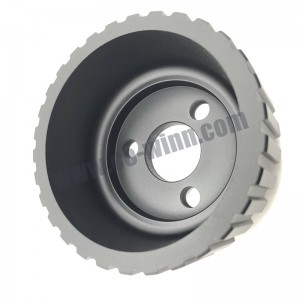 OEM / ODM เครื่องจักรกลซีเอ็นซีอลูมิเนียมทาสีลูกรอกชิ้นส่วนอะไหล่รถยนต์อะไหล่หลังการขาย