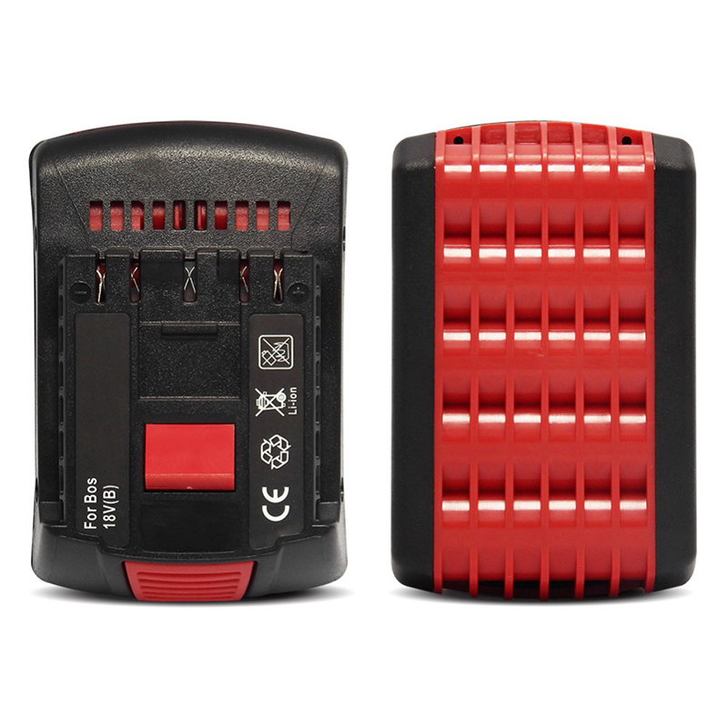 Li-ion 18V 4000mAh เปลี่ยนแบตเตอรี่ชาร์จสำหรับเครื่องมือไฟฟ้าบ๊อช BAT609, BAT609G