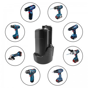 แบตเตอรี่ Li-ion 10.8V 1500mAh สำหรับเครื่องมือไฟฟ้าของบ๊อช BAT411, BAT412, BAT413