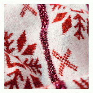 มาใหม่ใหม่หลวมใบ Jacquard ท็อปส์ถักเสื้อกันหนาว Pullovers สำหรับสุภาพสตรี