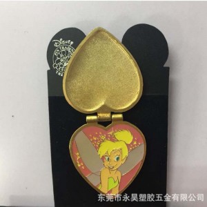 P037 เข็มกลัดหัวใจ