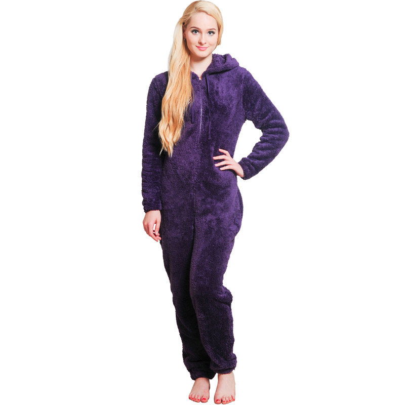 ชุดนอนผู้ใหญ่ Onesie Purple