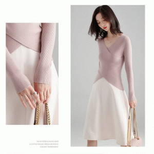 2019 ผู้หญิงเฉือนคอข้ามเสื้อฉลอง