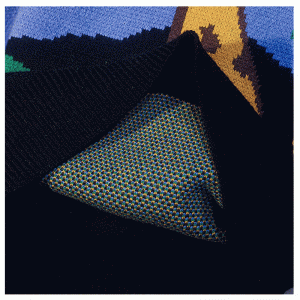 2019 ที่กำหนดเองการออกแบบล่าสุดสุภาพสตรีเสื้อถักยีราฟหลวมเสื้อกันหนาว Jacquard