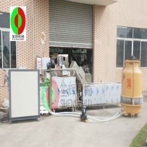 สายการผลิตทำความสะอาดผักลึกอย่างต่อเนื่อง