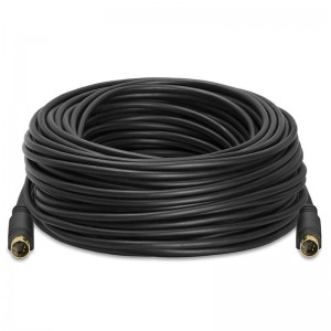 สายเคเบิลวิดีโอ SV-ชุบทอง (SVHS) 4 สาย PIN วิดีโอ S-Video