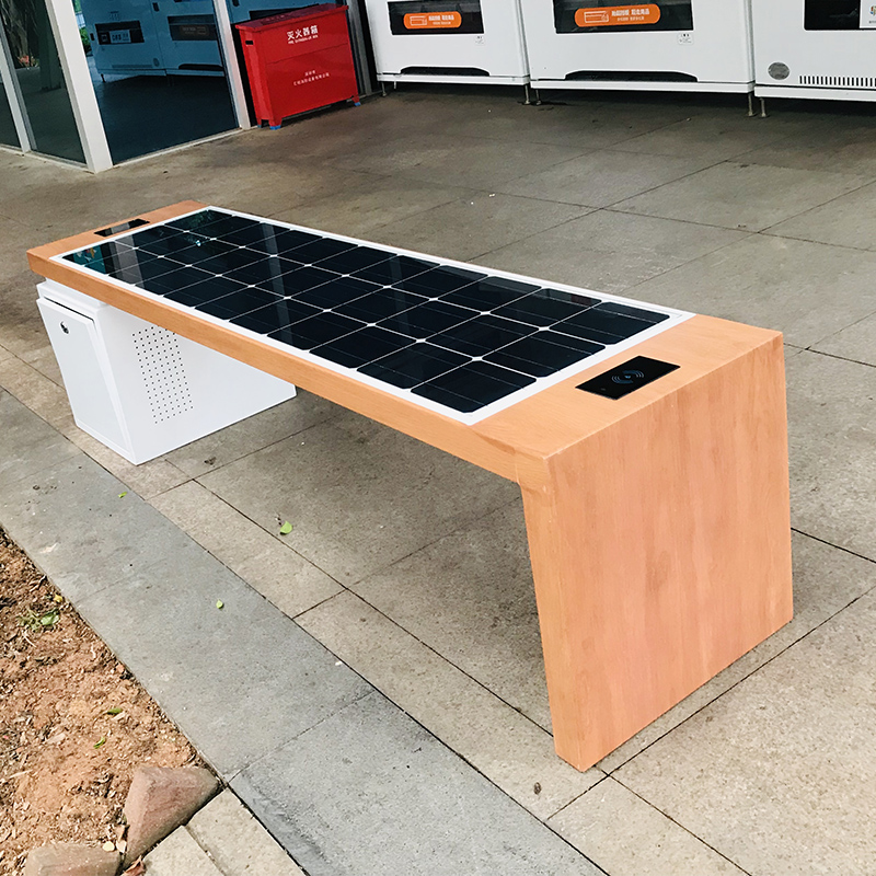 ผลิตภัณฑ์พลังงานแสงอาทิตย์ได้รับความนิยม 2019 เปลือยที่นั่งในสวนม้านั่งที่นั่งเฟอร์นิเจอร์ถนนสมาร์ท
