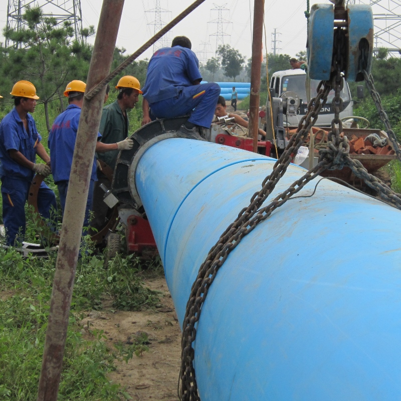 ท่อ HDPE ขนาดใหญ่ 1600 มม., ท่อ HDPE สำหรับน้ำเสีย