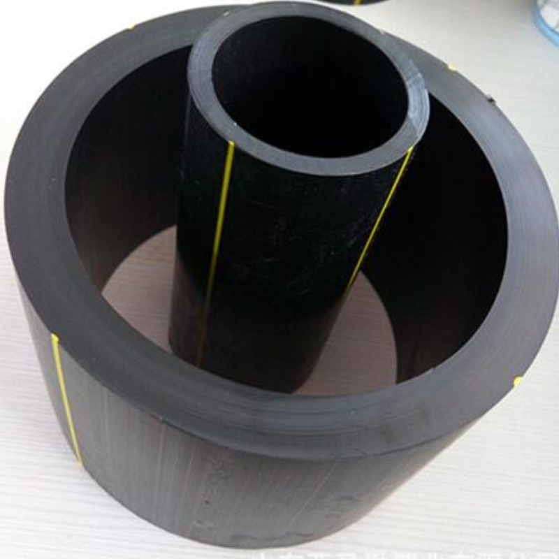 ซัพพลายเออร์จีนของท่อก๊าซ HDPE ที่มีเส้นสีเหลือง