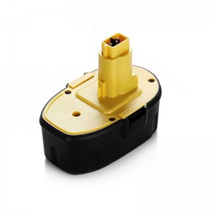 เปลี่ยนแบตเตอรี่เครื่องมือไร้สาย 18V 1700mAh แบตเตอรี่เครื่องมือไฟฟ้า Ni-Cd สำหรับ Dewalt DE9095, DE9098