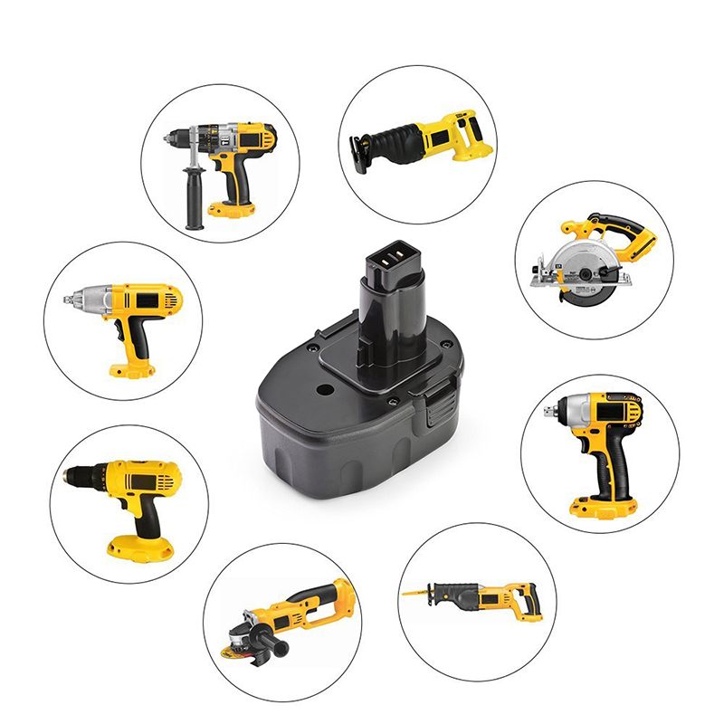 Ni-Cd 14.4V 1300mAh เปลี่ยนแบตเตอรี่เครื่องมือไร้สายสำหรับ Dewalt DC9091, DE9091, DE9038