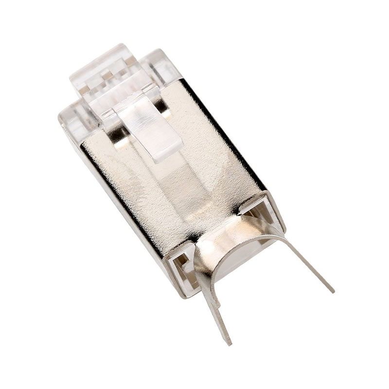 ตัวเชื่อมต่อ RJ45 CAT7 ตัวเชื่อมต่อ Crimp Ethernet STP Modular